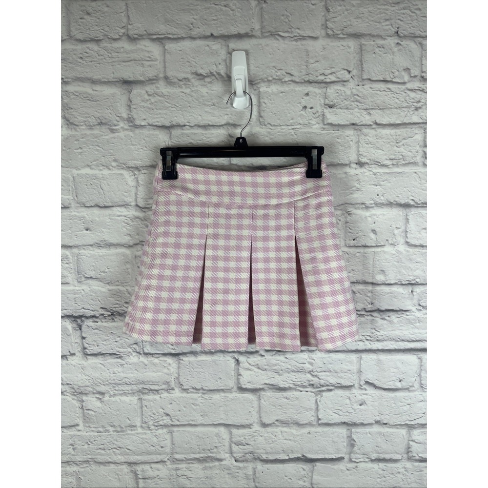 Aqua Bloomingdales NWT Preppy Academia Girls Gingham  Skirt Size M (9/10)